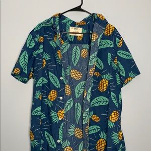 Pineapple Button Up